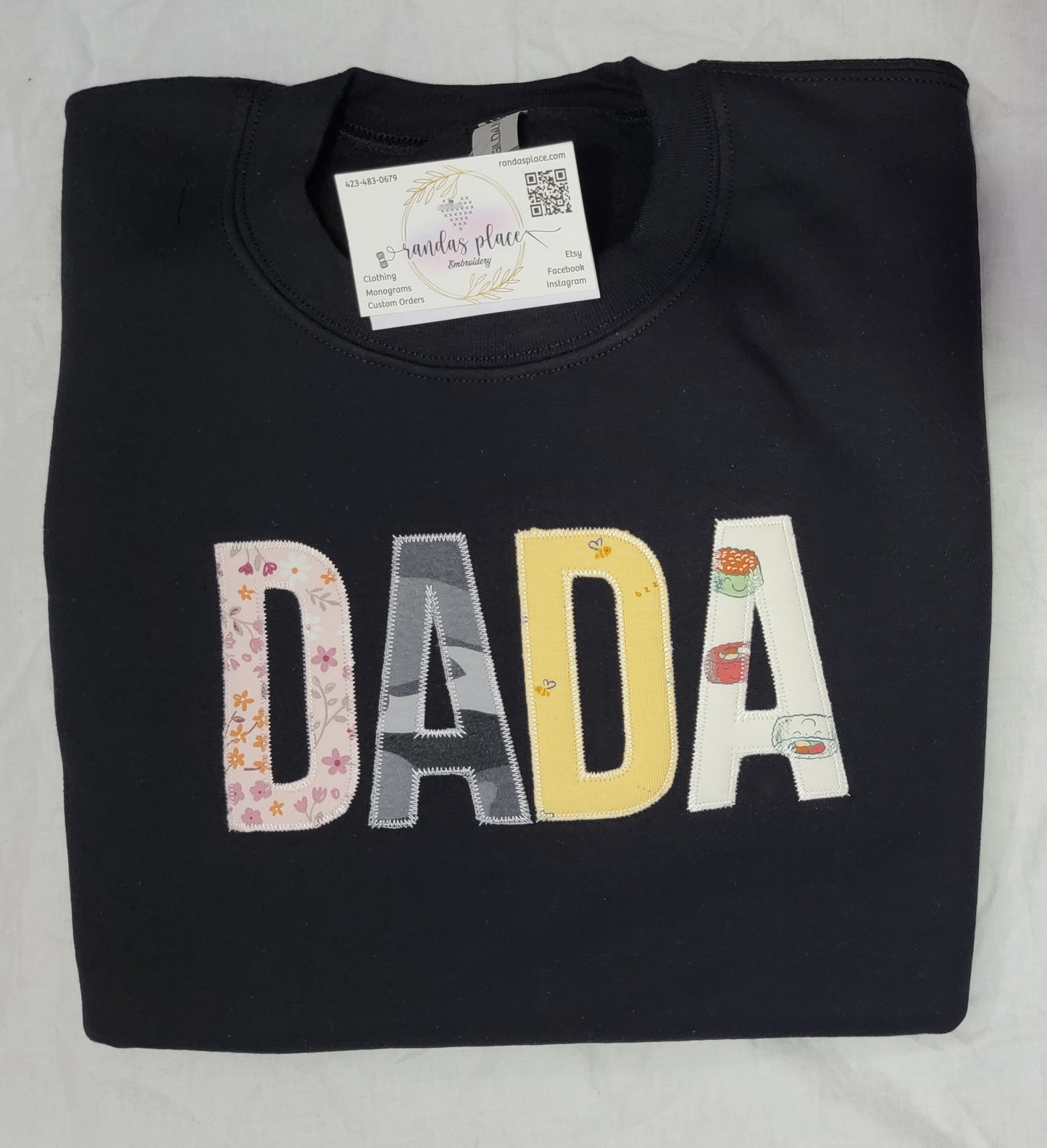 Custom DADA Crewneck with Infant Apparel 3XL-5XL