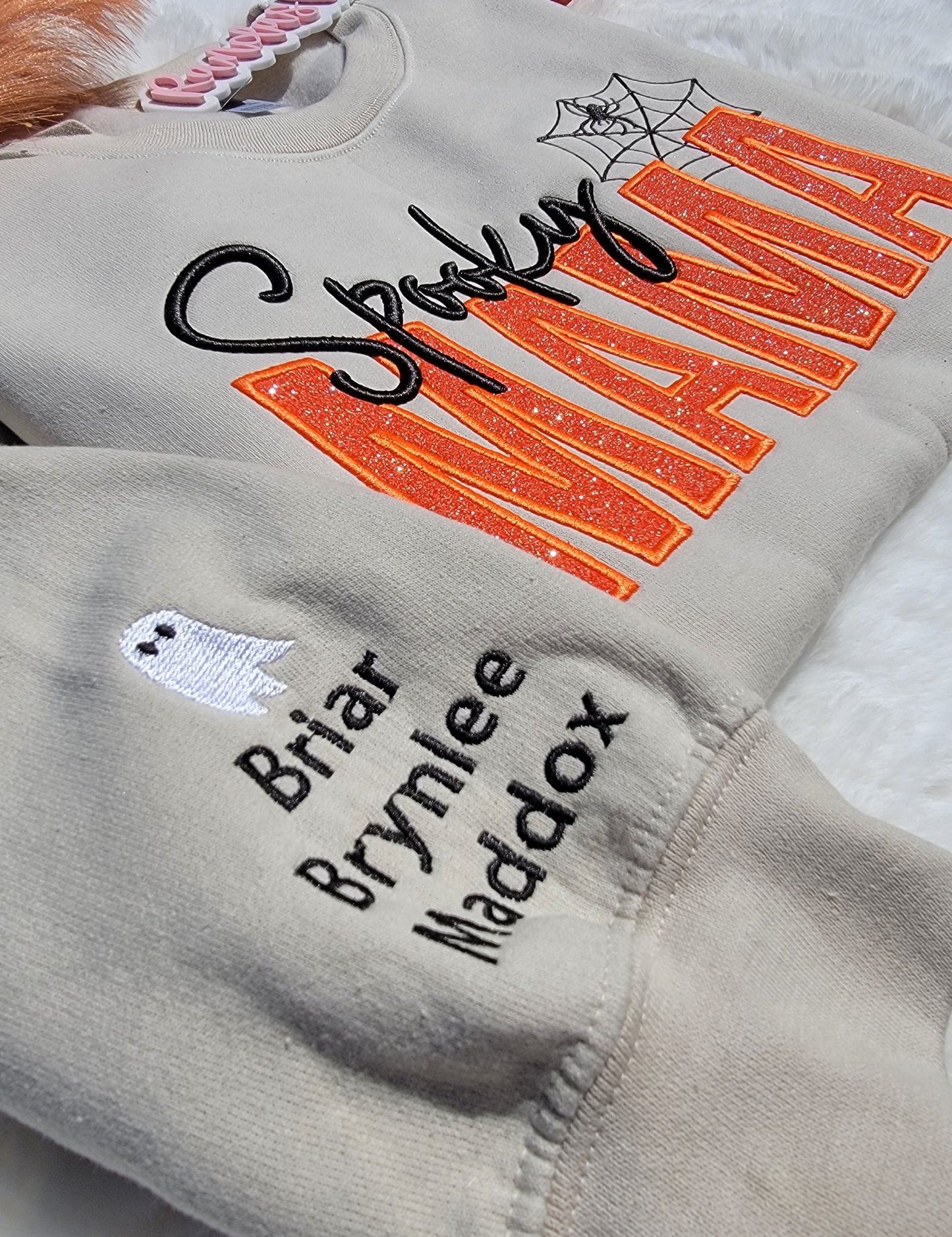 Spooky Mama Sparkle Tee/Sweatshirt