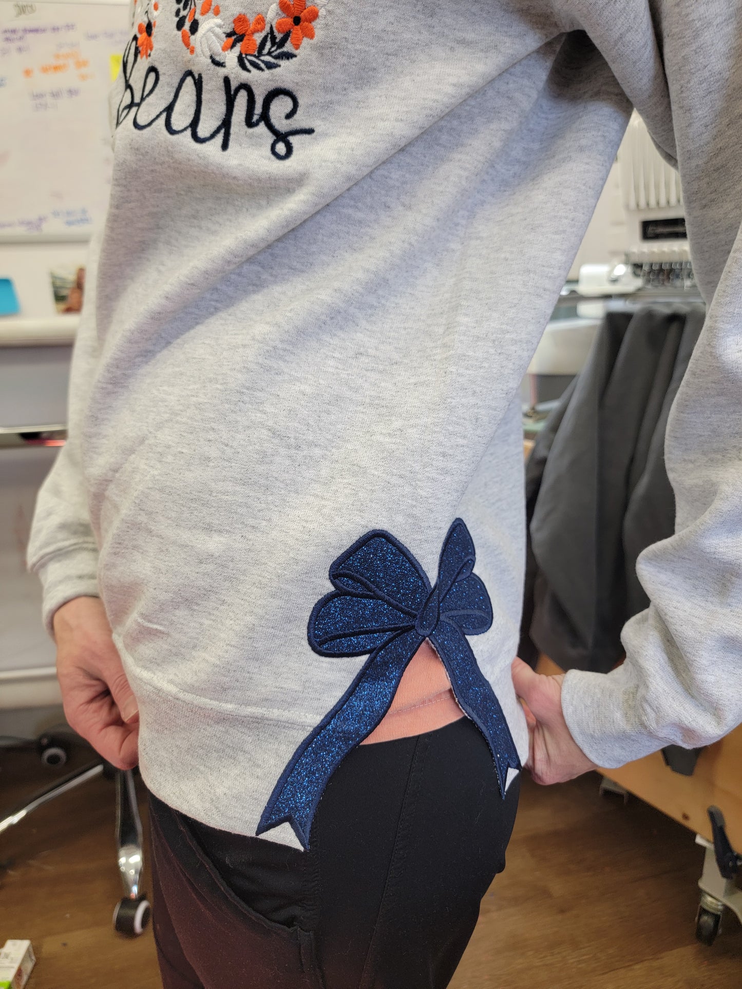 Union High School Floral Crewneck