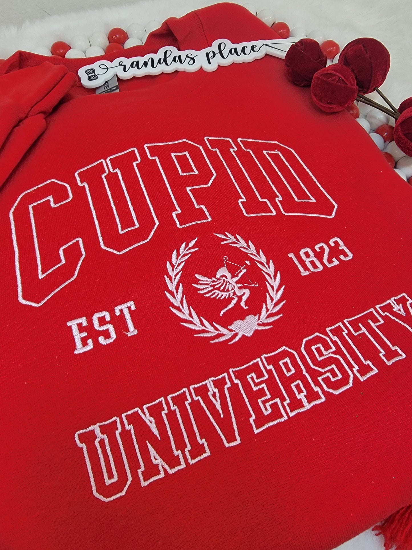 Cupid University Valentine Crewneck