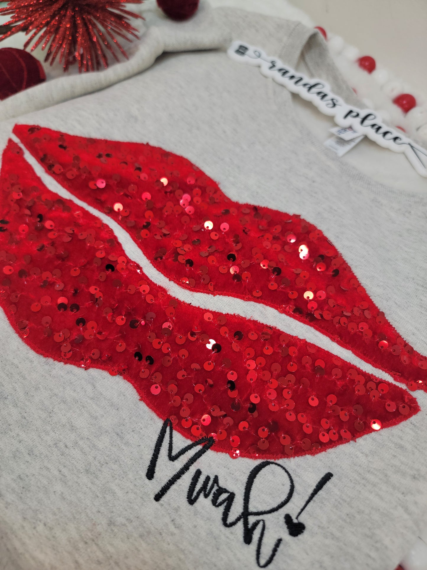 Sequence Lips Valentine Crewneck