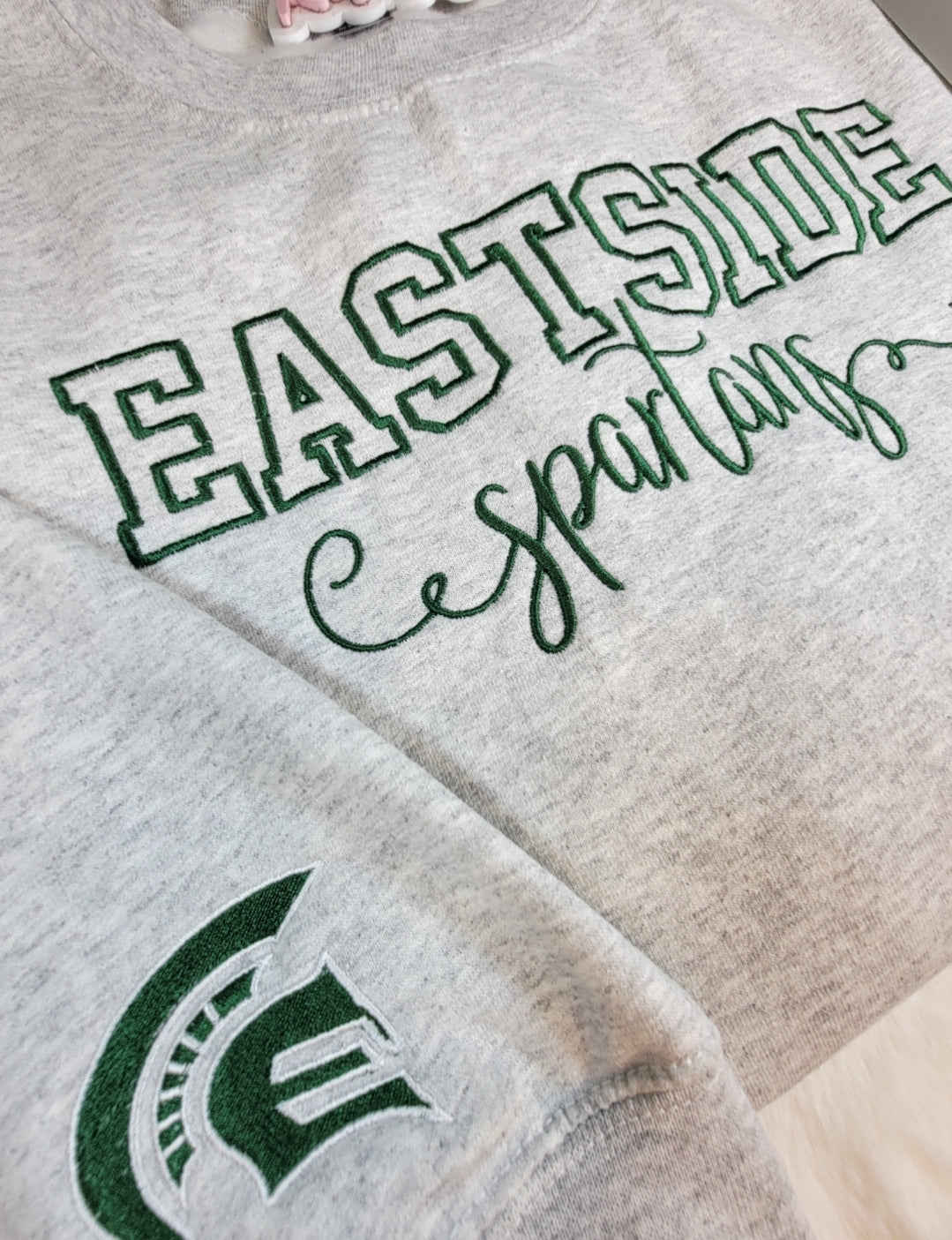 Eastside Spartans Varsity & Script Crewneck