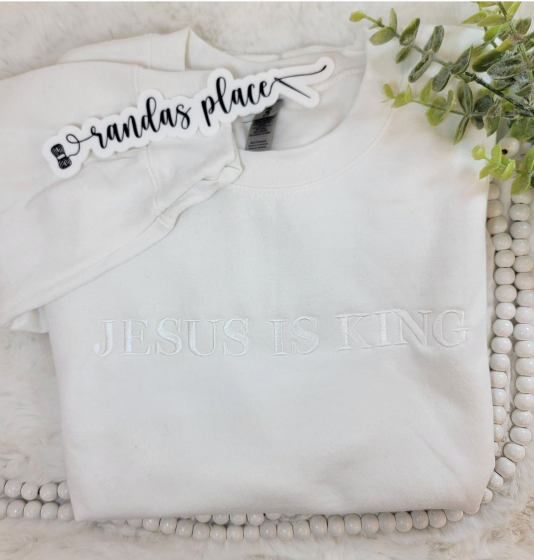 Jesus is King Crewneck