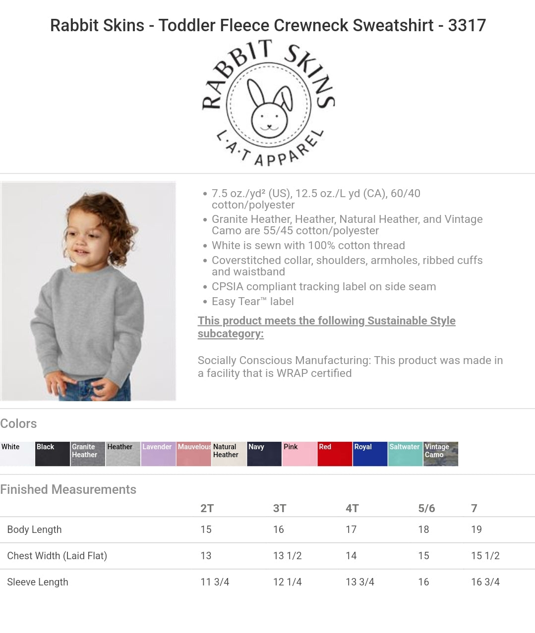 Bulldogs Toddler Crewneck