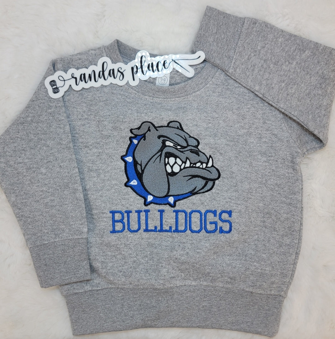 Bulldogs Toddler Crewneck