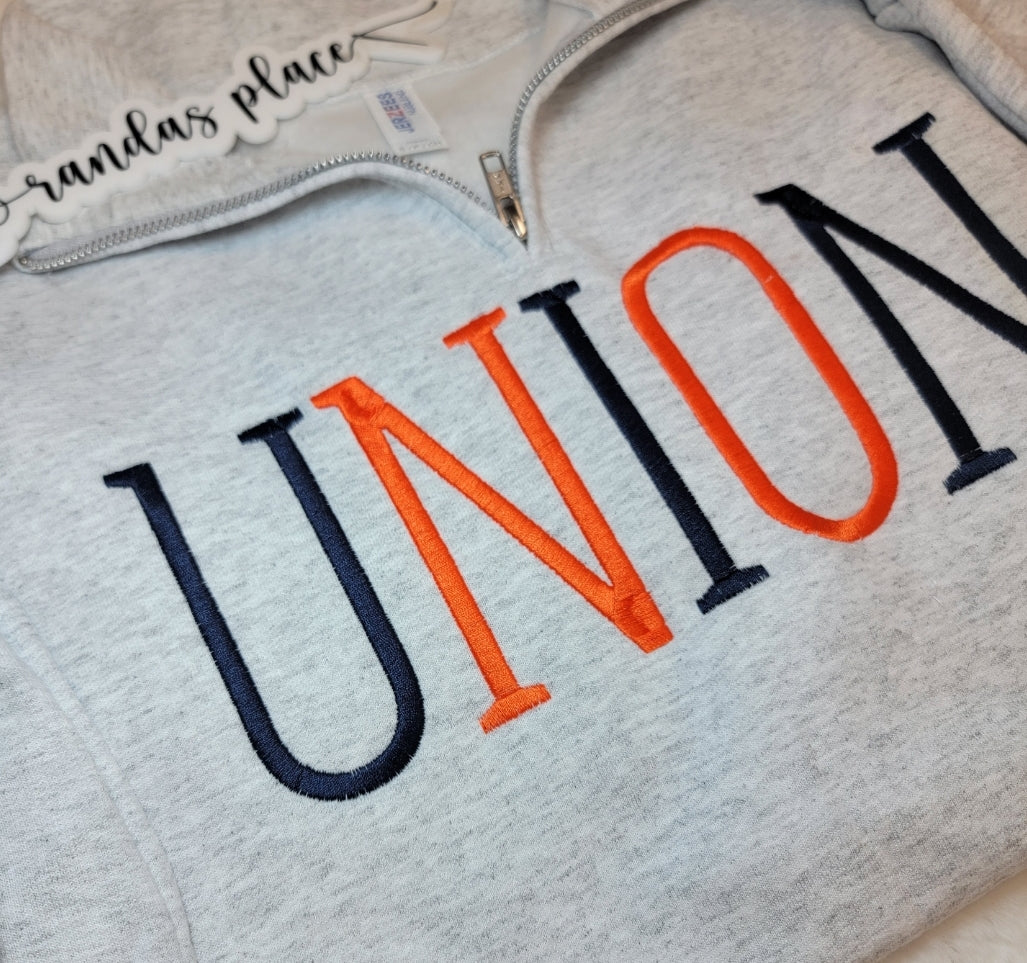 Union Bears Quarter Zip Pullover