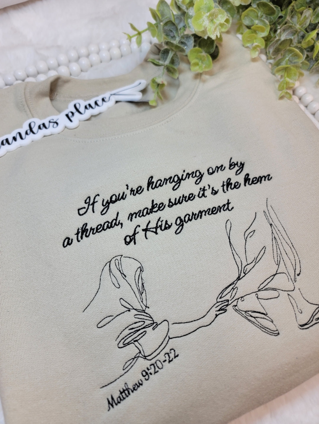 Hanging By A Thread Crewneck