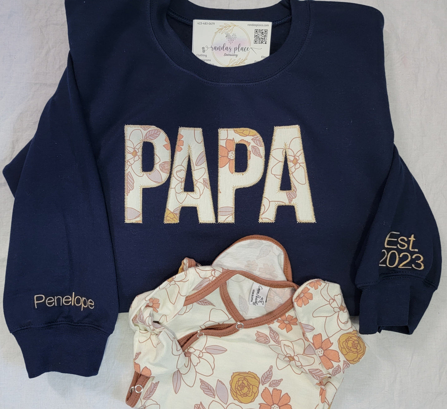 Custom NAME Crewneck with Infant Apparel 3XL-5XL
