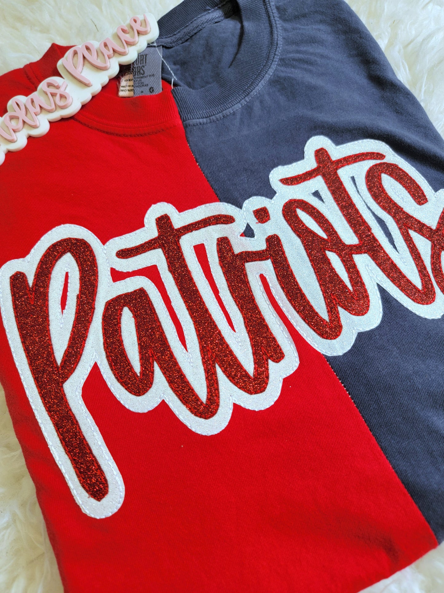 Patriots Split Sparkle Tee