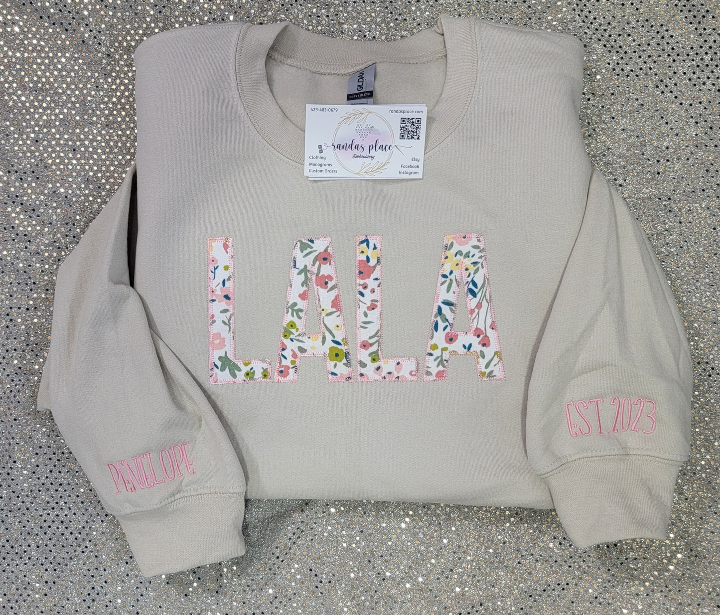 Custom NAME Crewneck with Infant Apparel 3XL-5XL