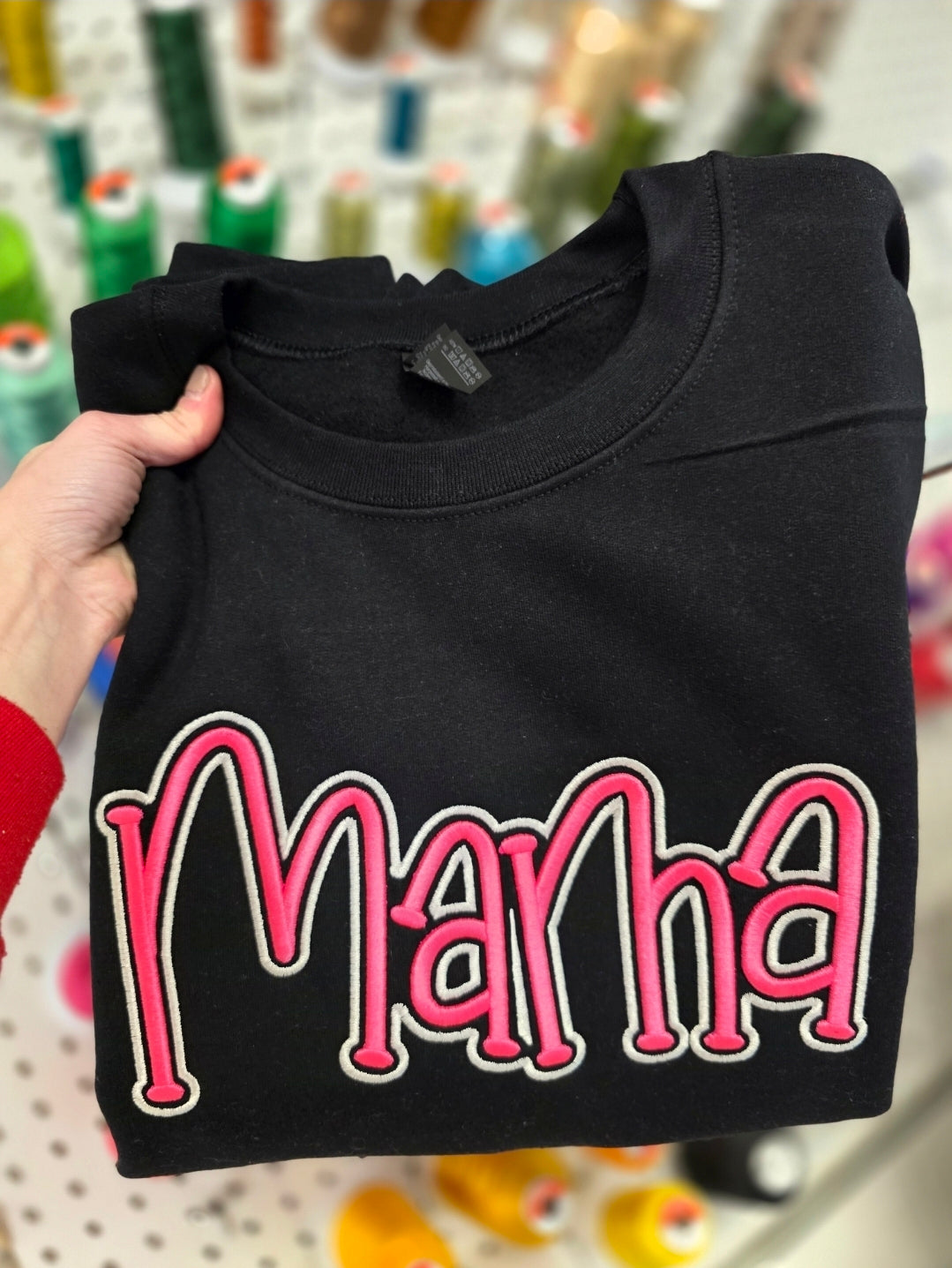 Mama Puff Embroidered Sweatshirt/Tee