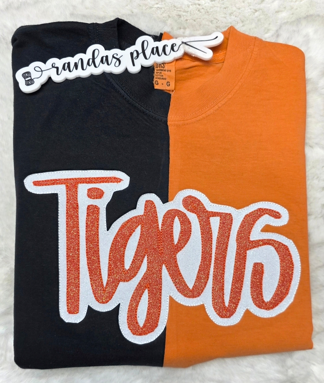 Tigers Split Sparkle Tee