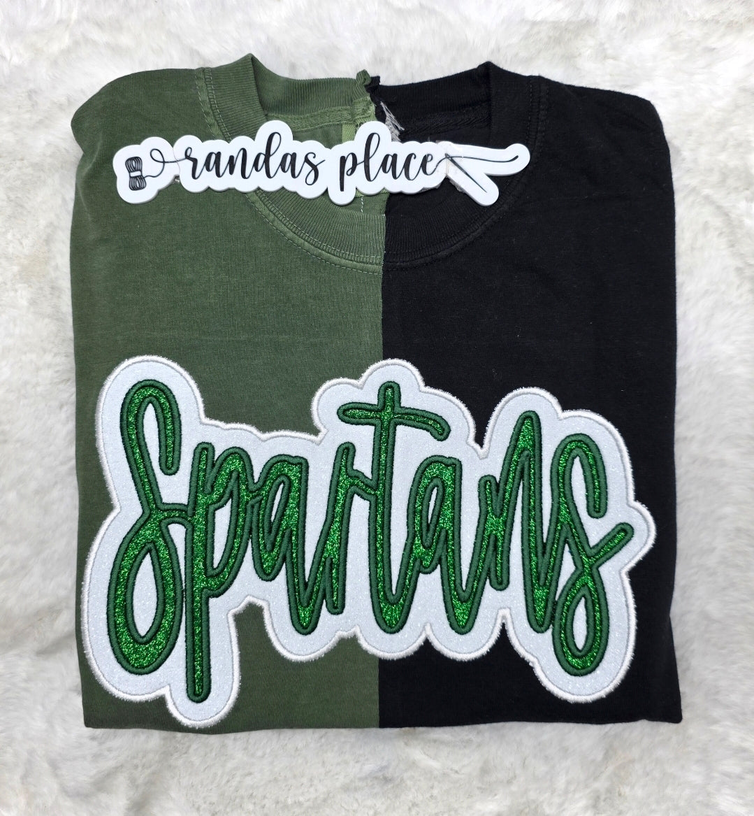 Spartans Split Sparkle Tee