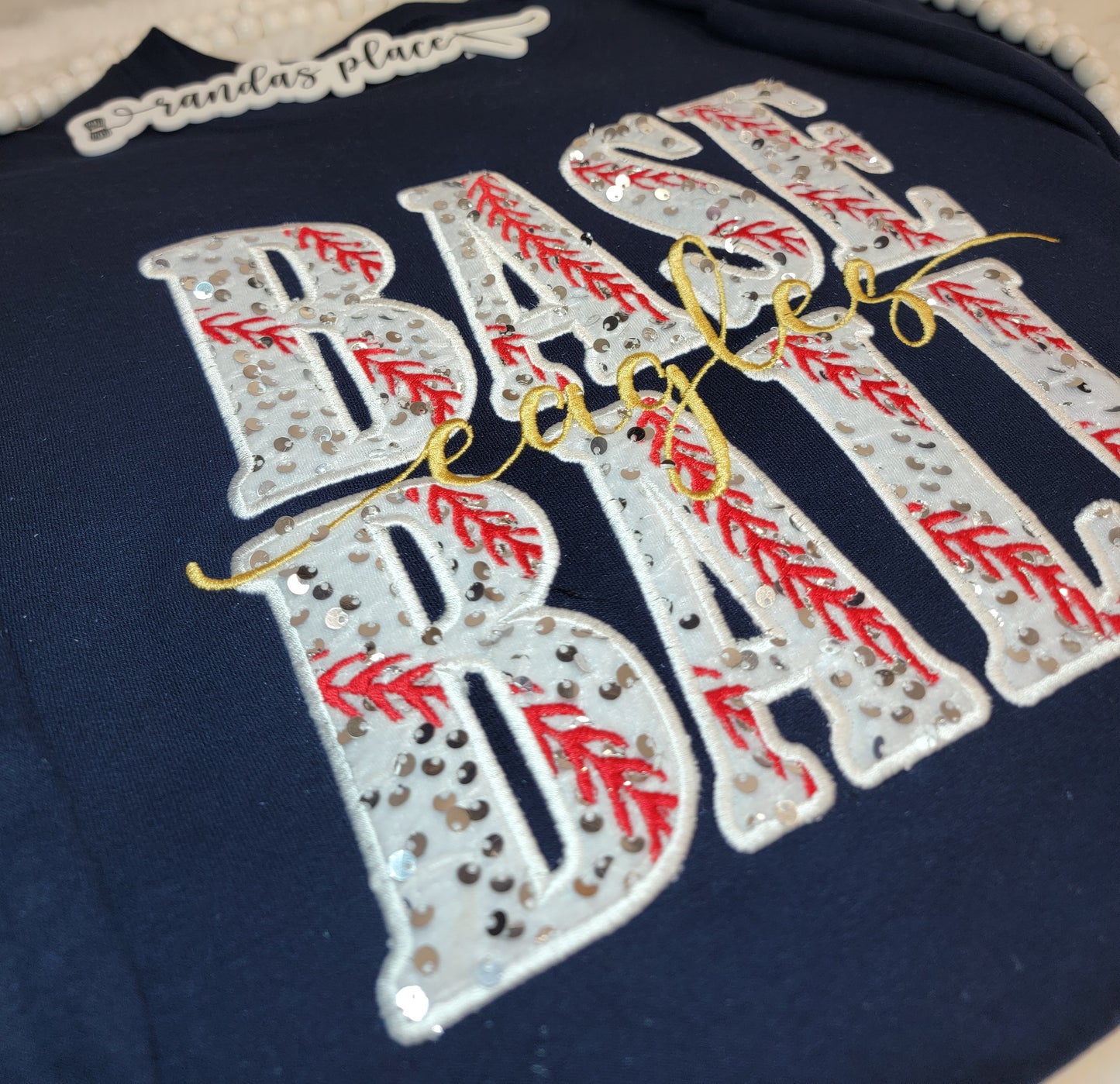 Eagles Baseball Sequence Crewneck