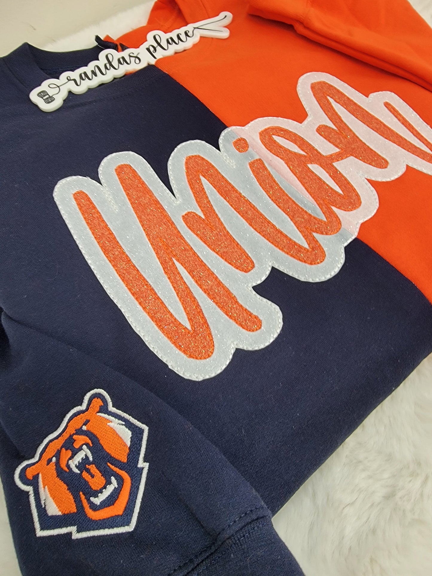 Union Split Sparkle Crewneck