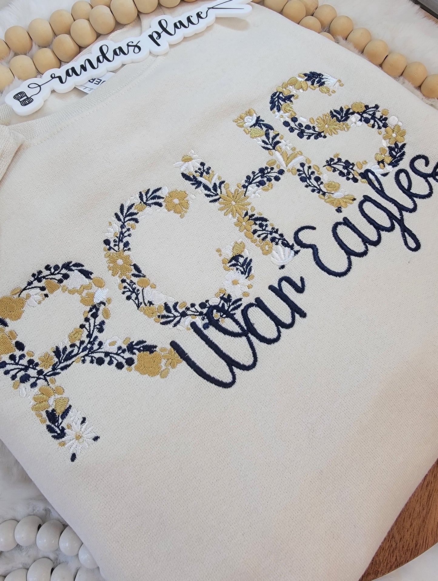 Rye Cove Hign School Floral Crewneck