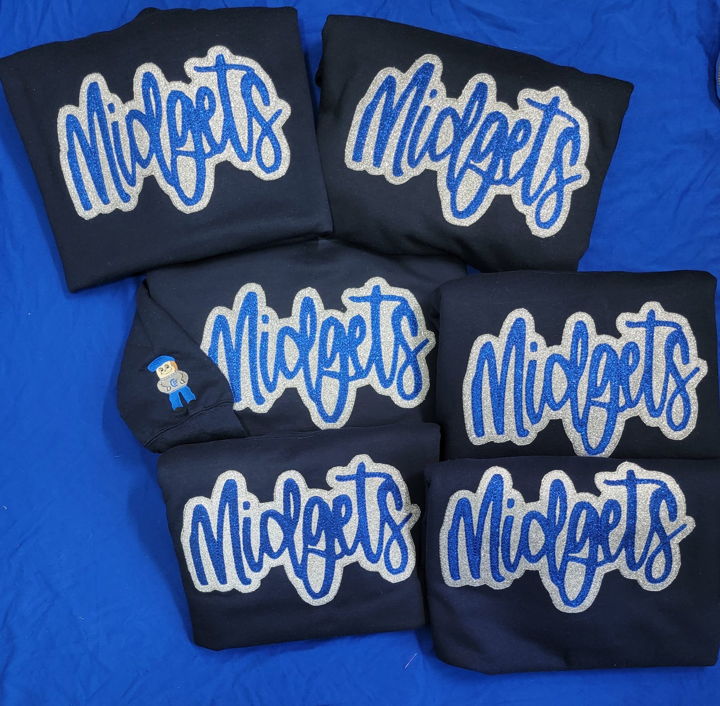 Midgets Cursive Sparkle Crewneck