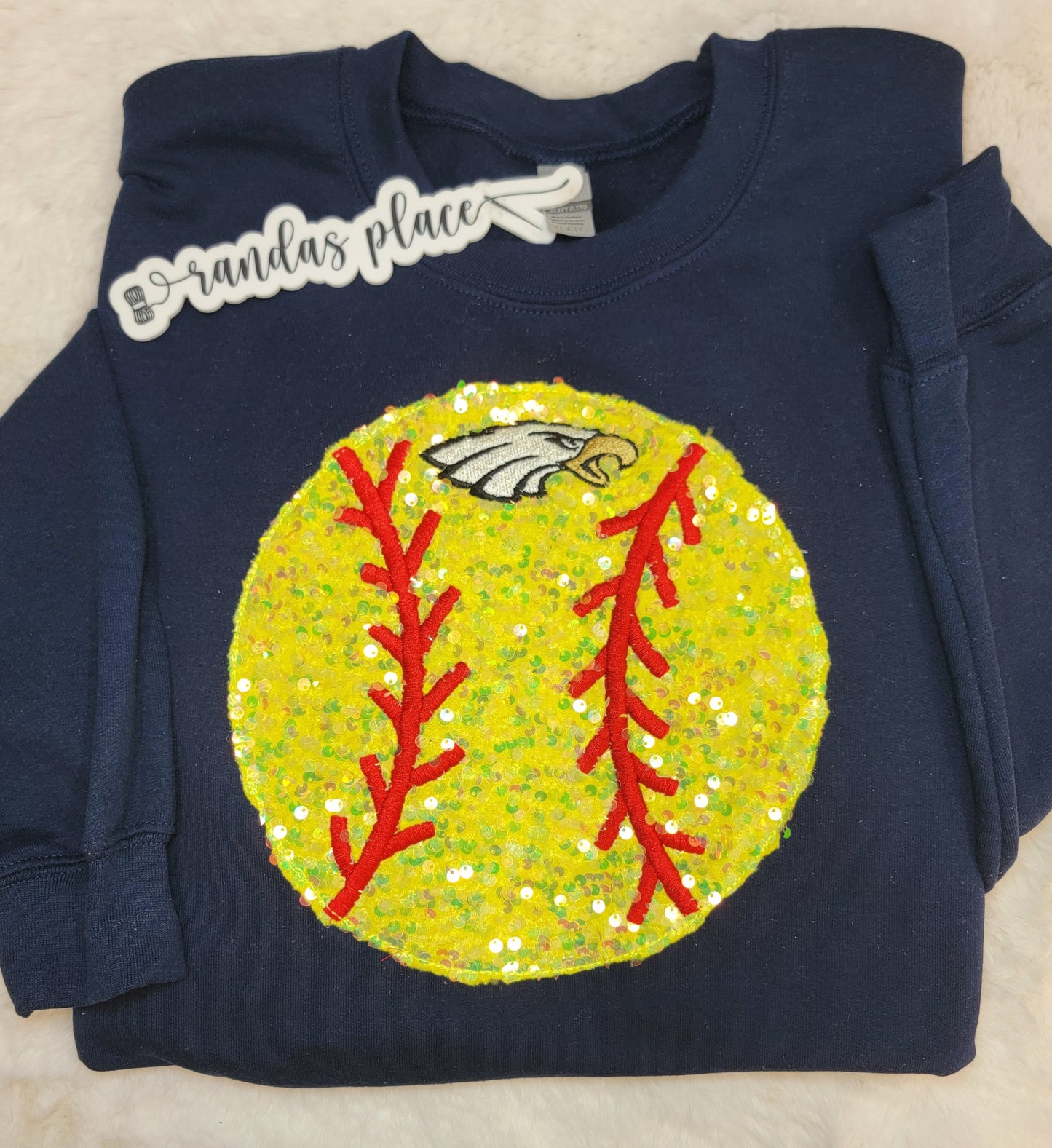 Eagles Sequence Softball Crewneck