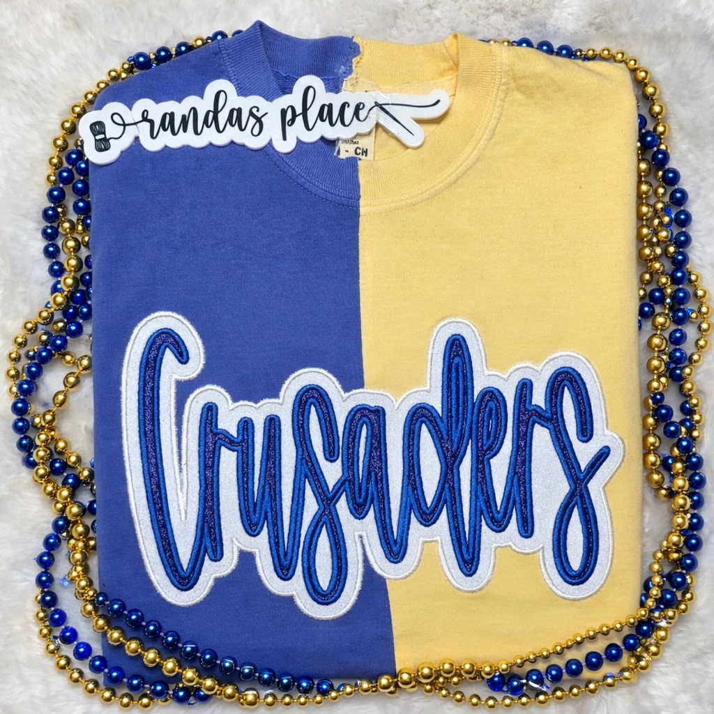 Dryden Crusaders Split Sparkle Tee