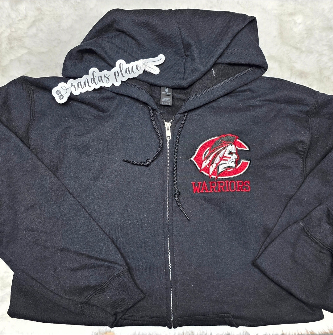 *FUNDRAISER* Central Warriors Full Zip Hoodie