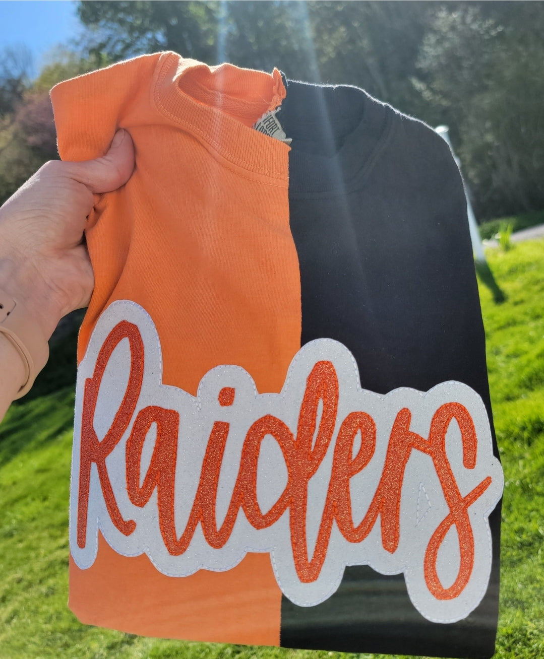 Raiders Split Sparkle Tee