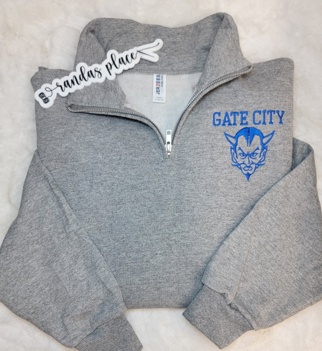 Gate City Blue Devils Quarter Zip