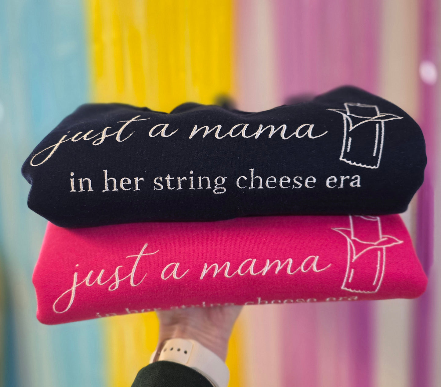 String Cheese Era Mama Embroidered Crewneck