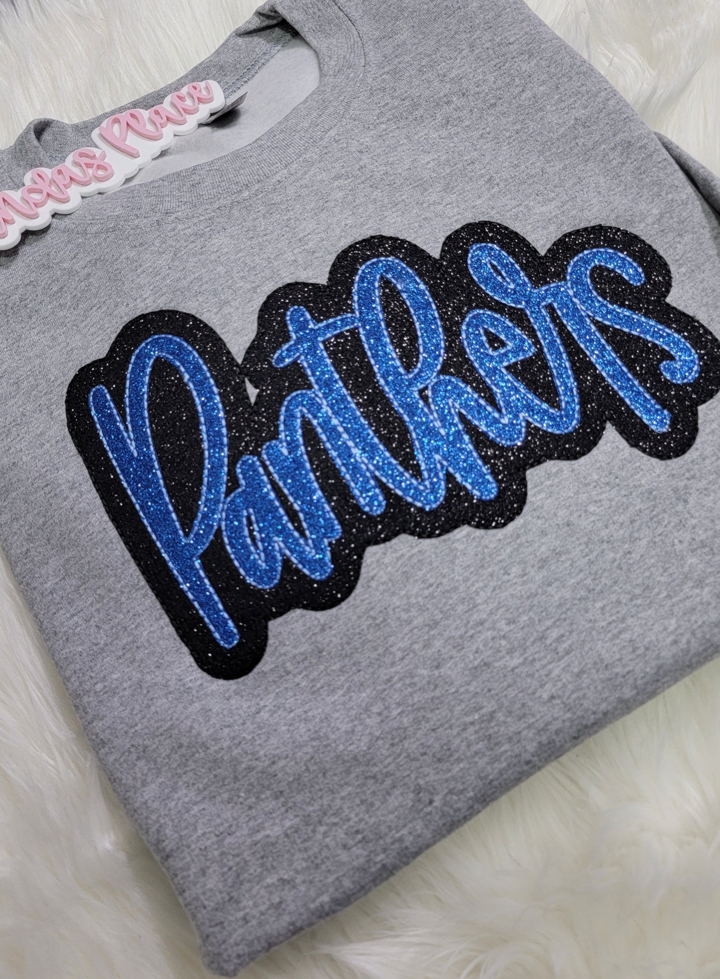 Panthers Sparkle Crewneck