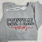 Central Warriors Varsity & Script Crewneck