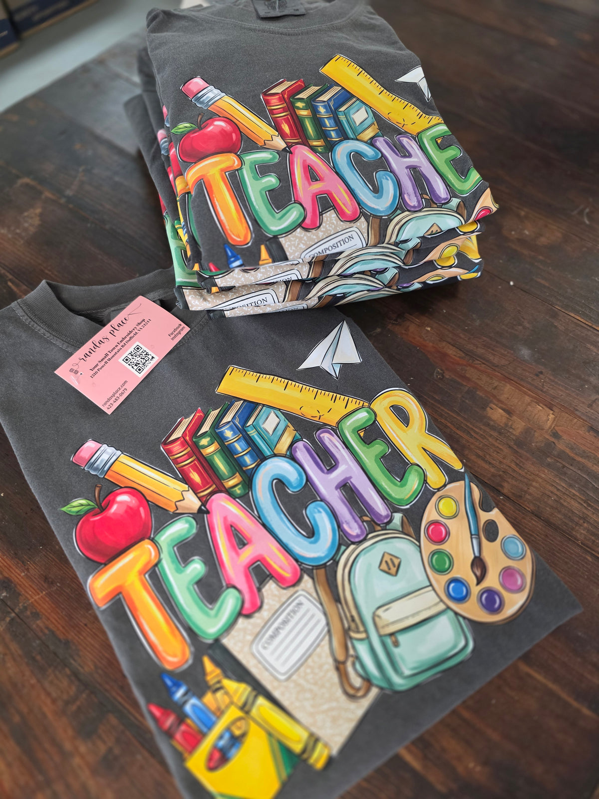 Comfort Colors Printed Teacher Tee