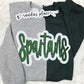 Spartans Split Sparkle Crewneck