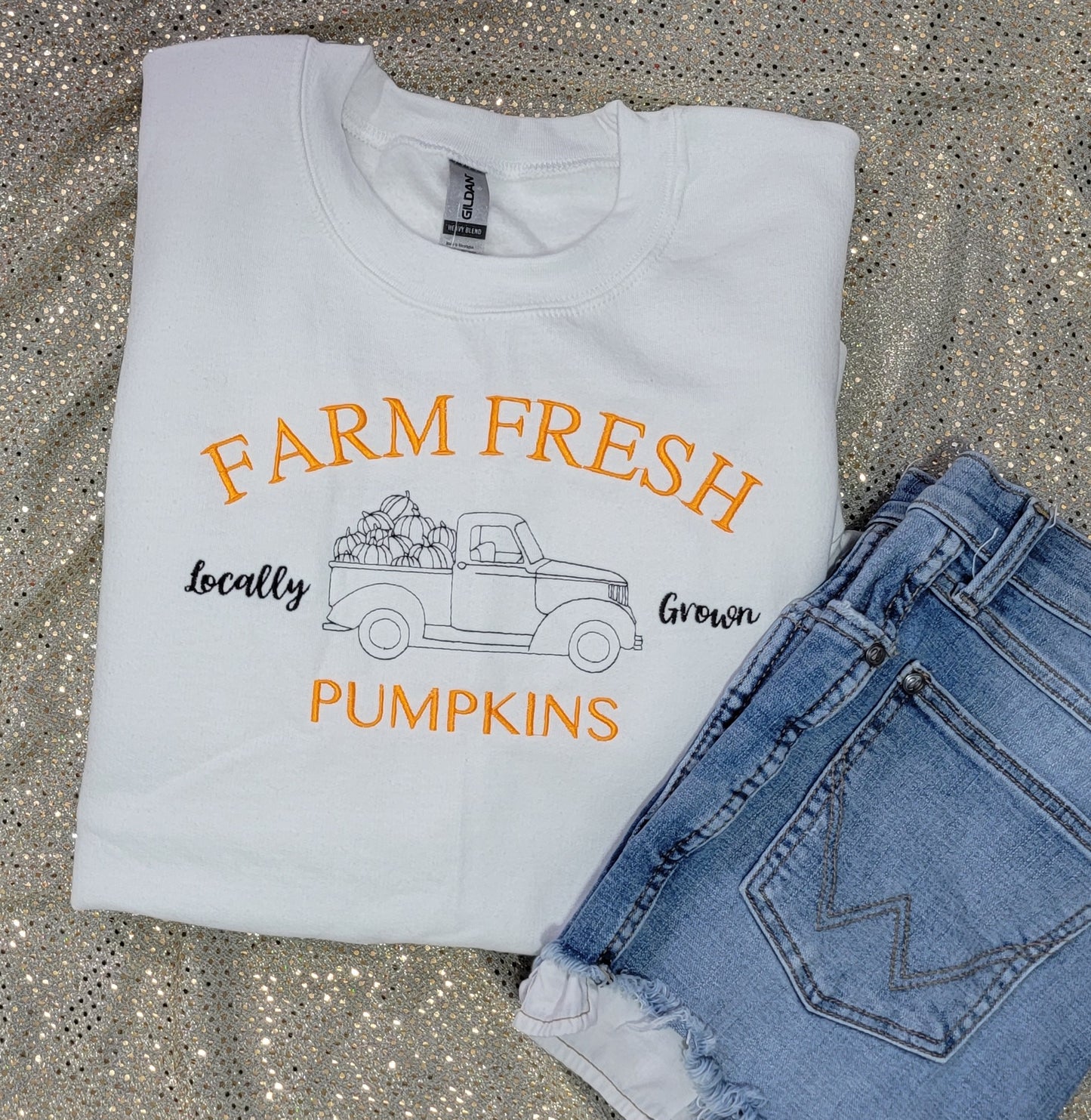 Farm Fresh Pumpkins Crewneck