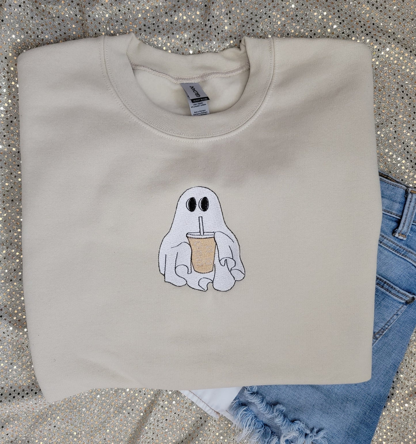 Ghost Iced Coffee Halloween Sweatshirt