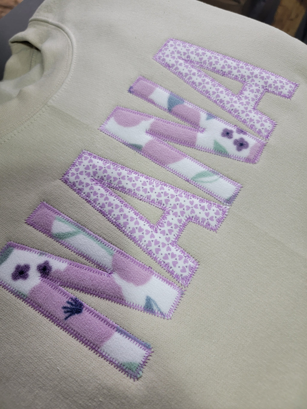 Custom NANA Crewneck with Infant Apparel