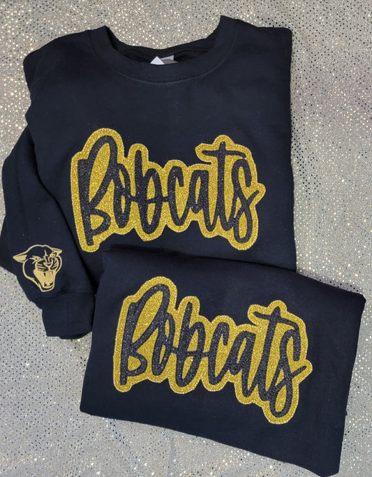 Bobcats Sparkle Crewneck