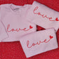 Love Heart Valentine Crewneck