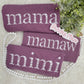 Floral Comfort Colors Mama Tee