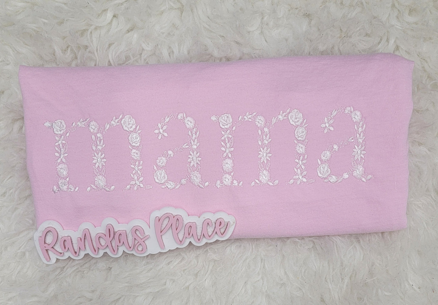 Floral Comfort Colors Mama Tee