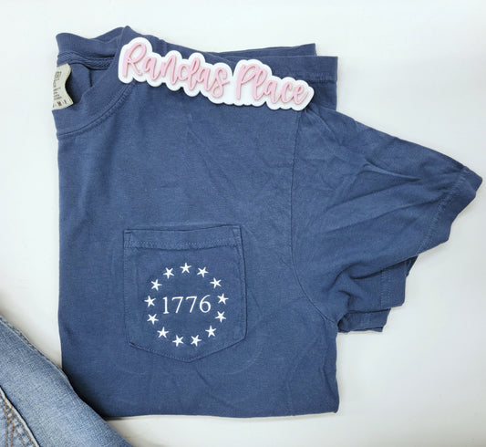 1776 July 4th Pocket Tee