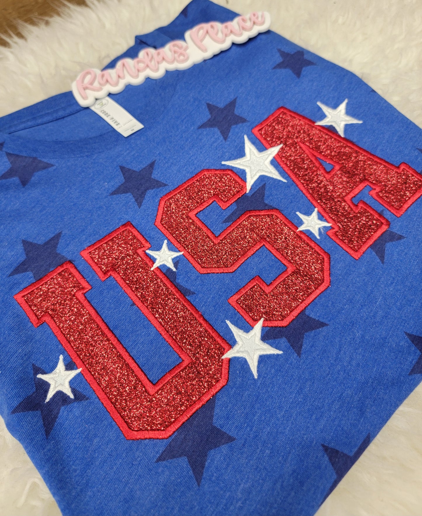 USA Stars July 4th Tee