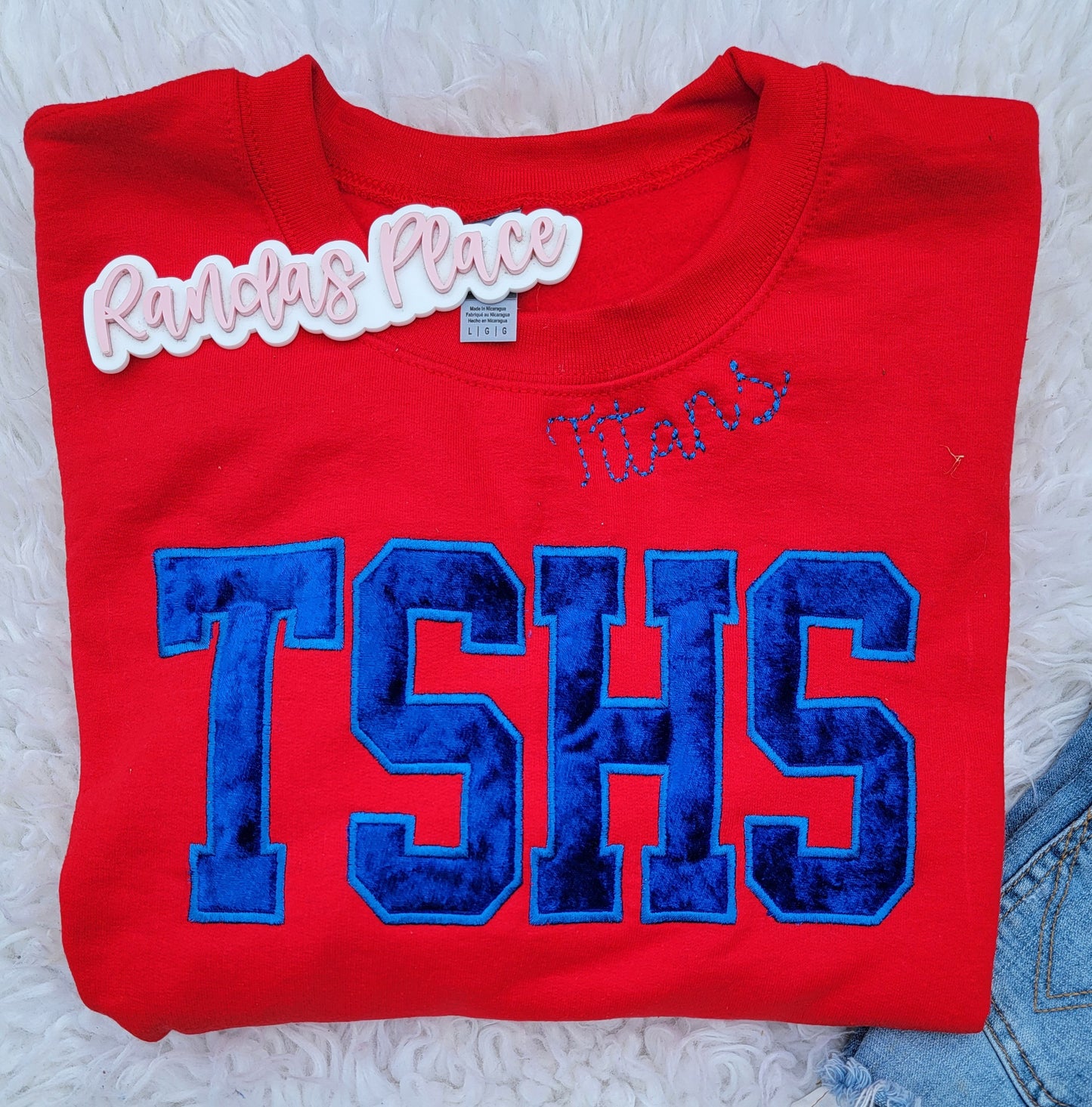 TSHS Velvet Crewneck