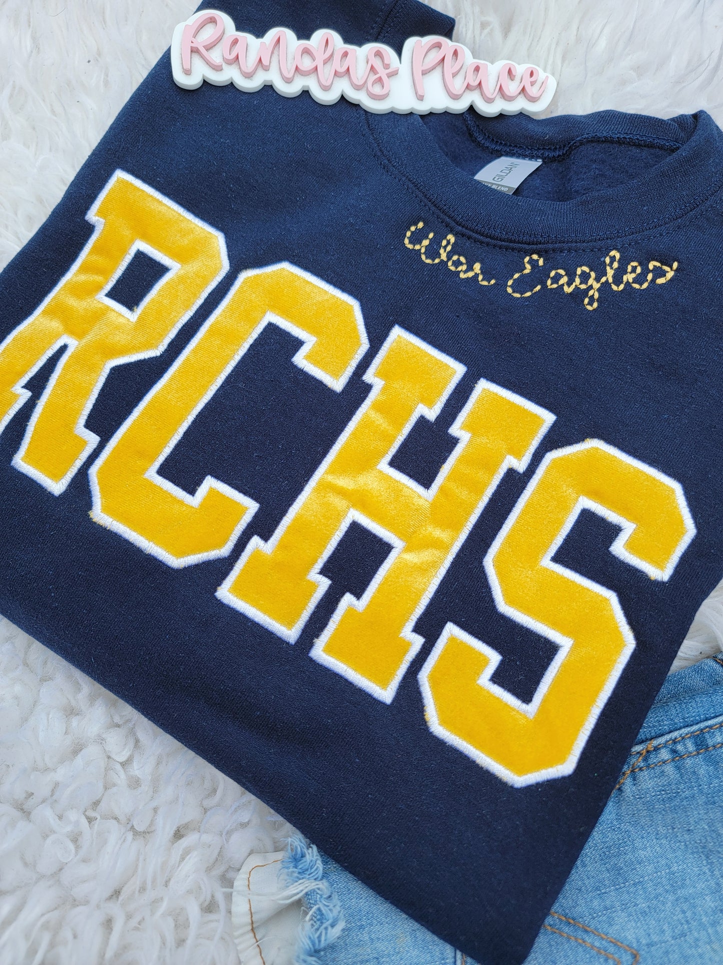 RCHS Velvet Crewneck