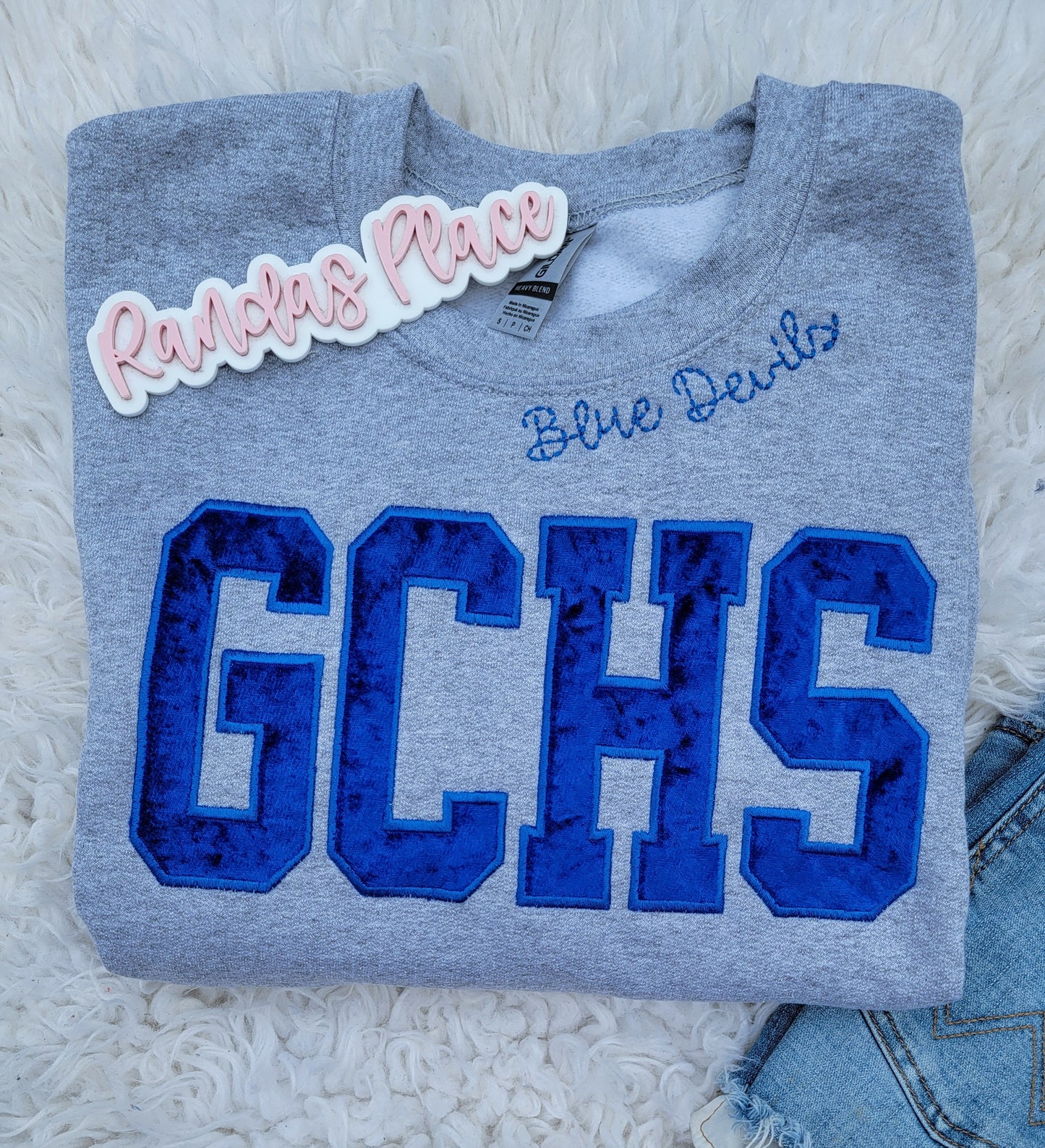 GCHS Velvet Crewneck