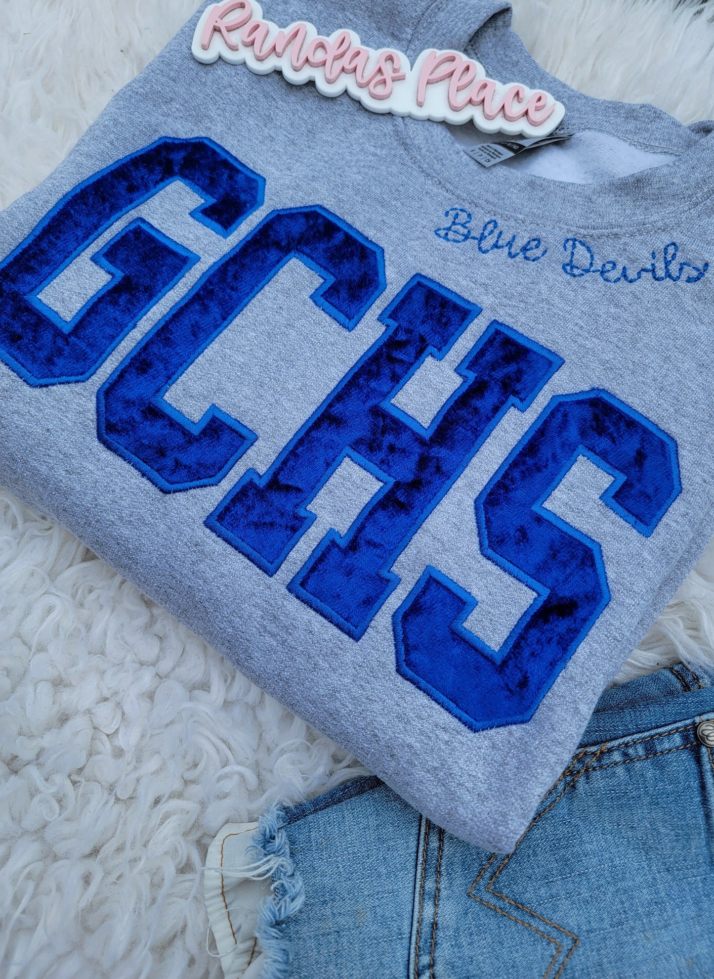 GCHS Velvet Crewneck