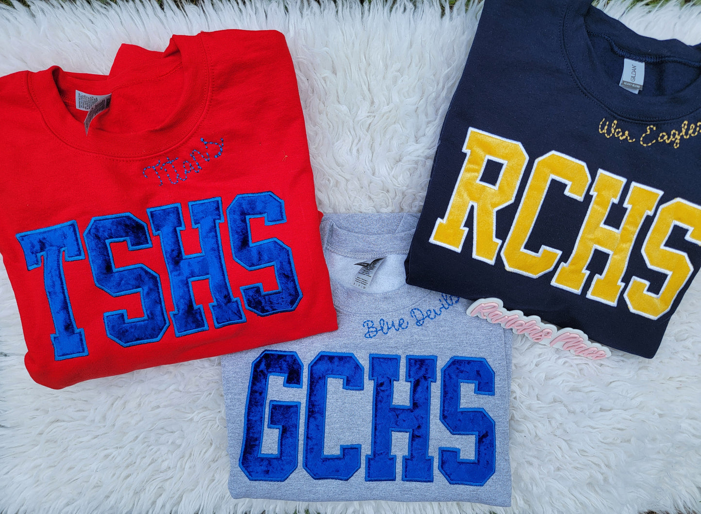 RCHS Velvet Crewneck