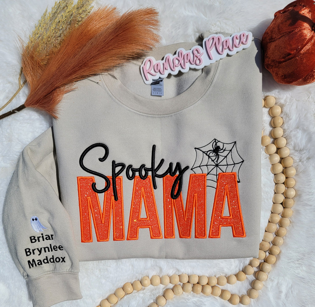 Spooky Mama Sparkle Tee/Sweatshirt