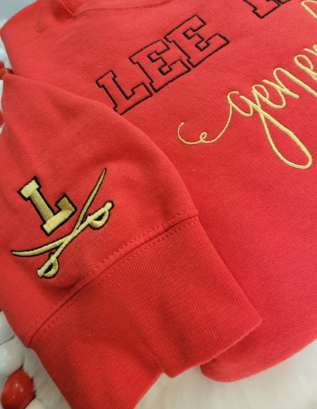 Lee High Generals Varsity & Script Crewneck