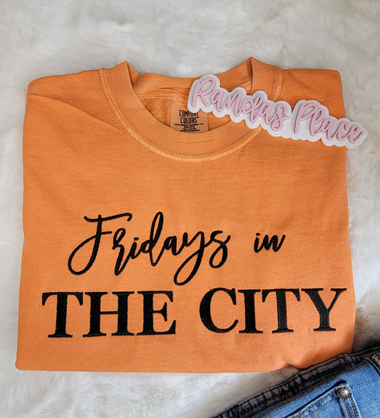 Fridays in the City Comfort Color Tee