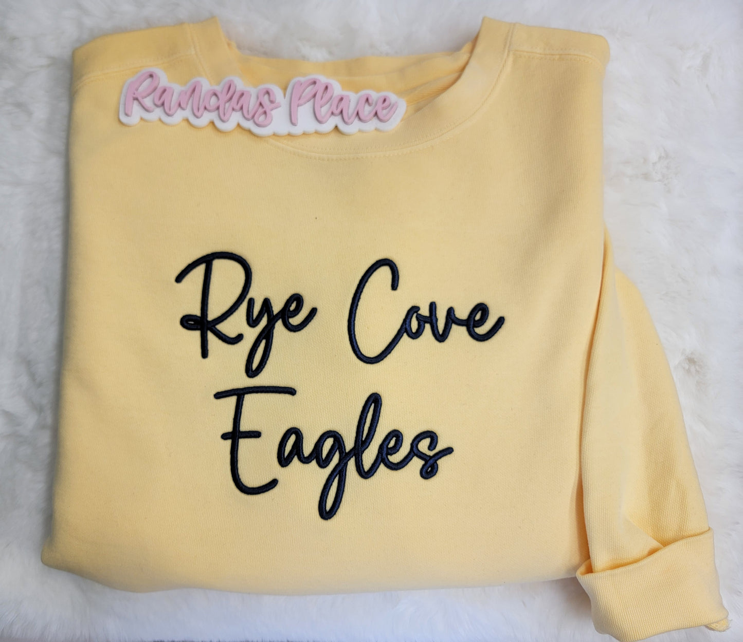 Rye Cove Eagles Puff Comfort Colors Crewneck