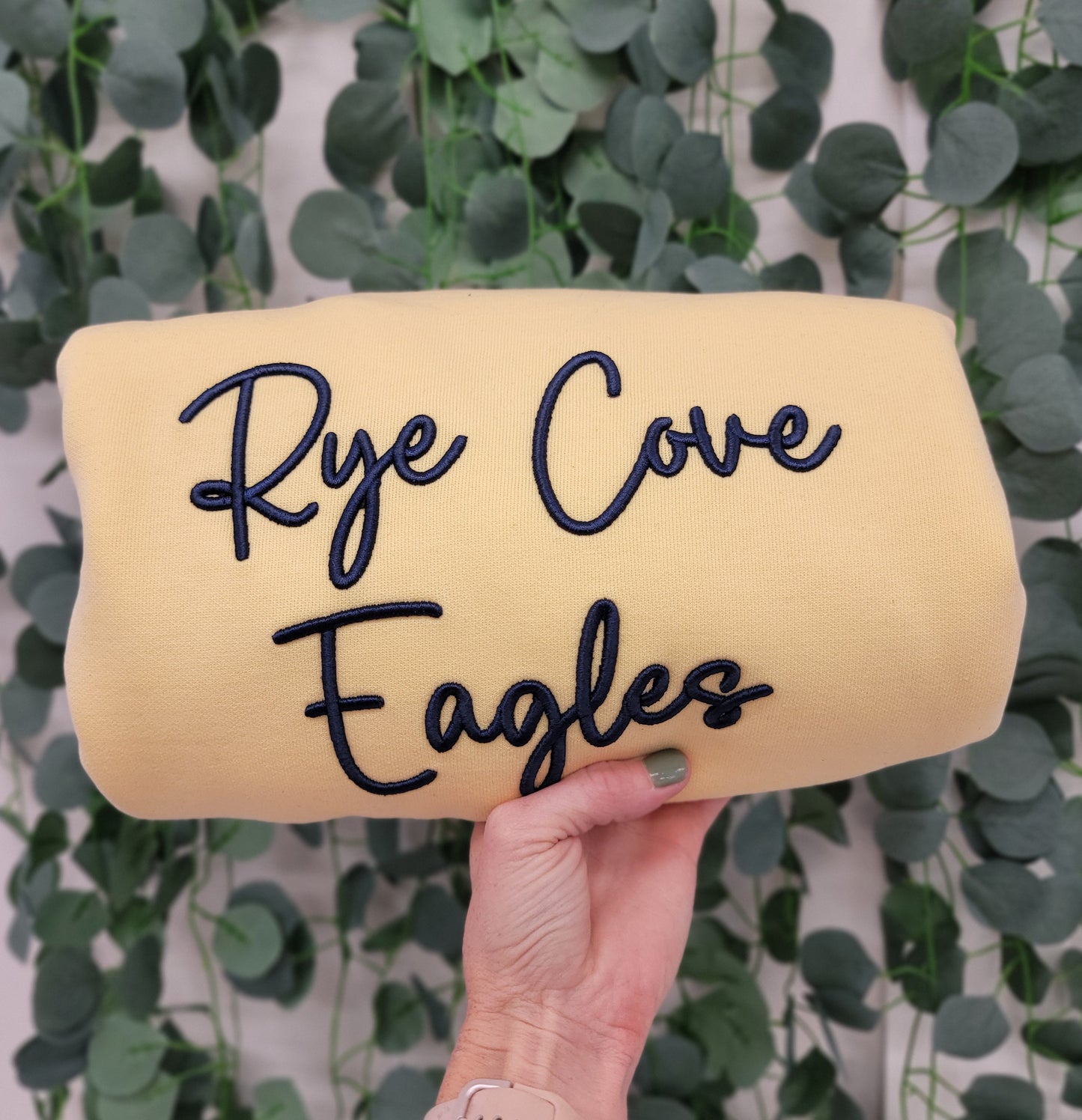 Rye Cove Eagles Puff Comfort Colors Crewneck